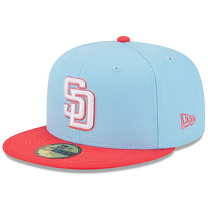 NFL San Diego Padres New Era Two-Tone Sky 59FIFTY Fitted