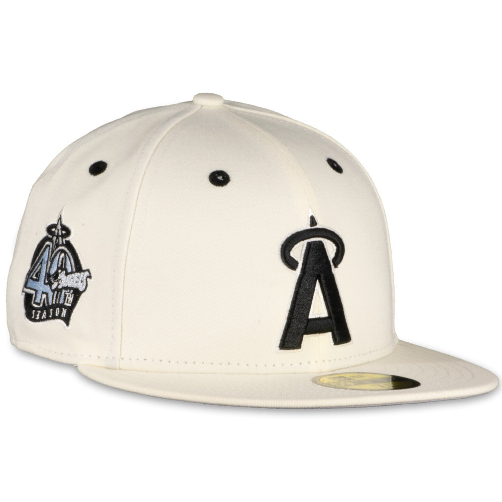 MLB Los Angeles Angels New Era Box Score 59FIFTY Fitted