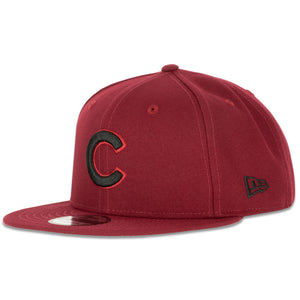 MLB Chicago Cubs New Era Red Wine 9FIFTY Snapback