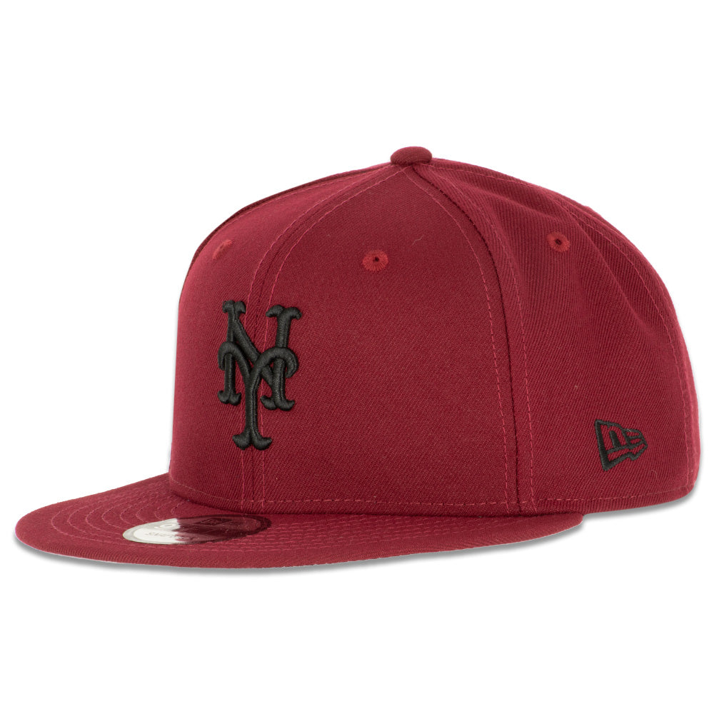 MLB New York Mets New Era Red Wine 9FIFTY Snapback
