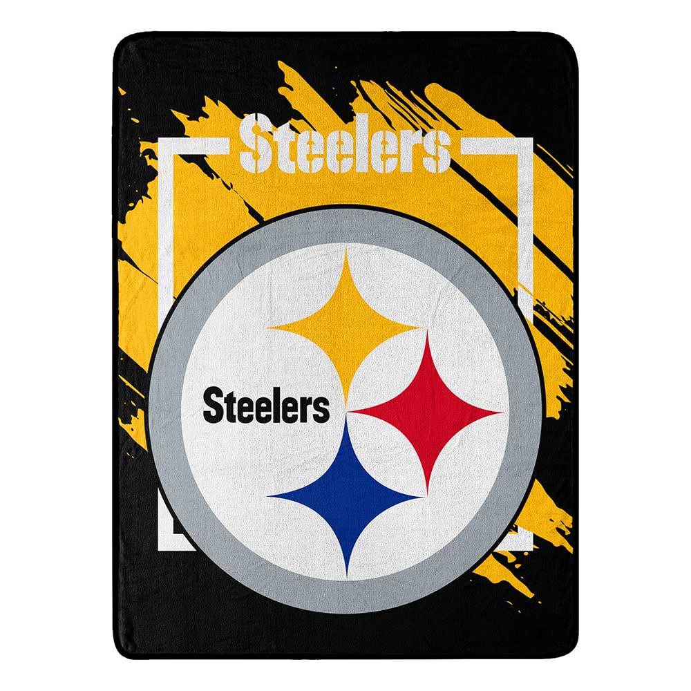 NFL Pittsburgh Steelers Northwest Dimensional 46x60 Super Plush Throw